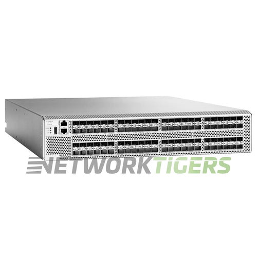 Cisco DS-C9396S-48ESK9 96x 16GB FC SFP+ (48x Active) B-F SAN Switch w/ 48x SFPs