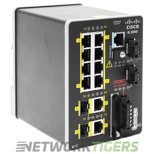 Cisco IE-2000-8TC-G-B IE 2000 Series 8x FE RJ45 2x 1GB Combo Switch