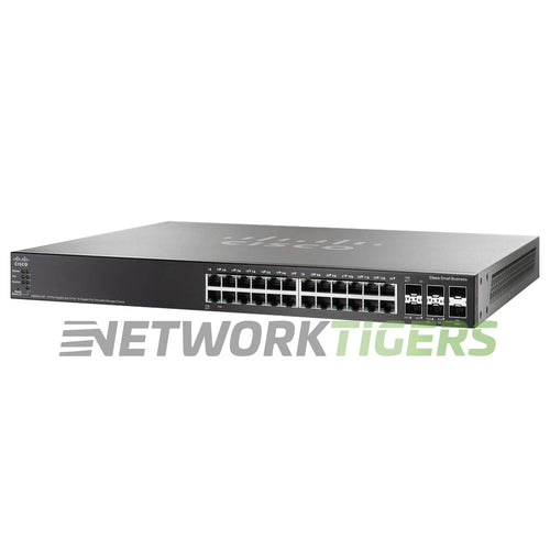 Cisco SG500X-24P-K9 Small Business 500X 24x 1GB PoE+ RJ-45 4x 10GB SFP+ Switch