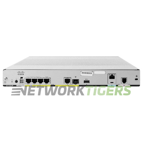 Cisco C1116-4P ISR 1000 1x 1GB Combo 1x VA-DSL 4x 1 GB RJ-45 LAN Router