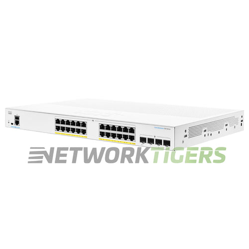 Cisco CBS250-24FP-4G-NA Business 250 Smart 24x 1GB PoE+ RJ-45 4x 1GB SFP Switch