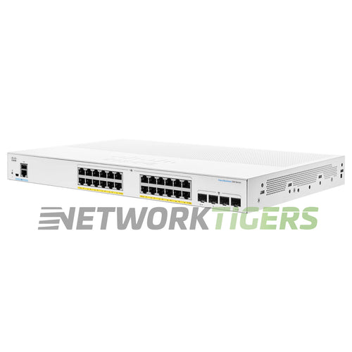 Cisco CBS250-24P-4G-NA Business 250 Smart 24x 1GB PoE+ RJ45 4x 1GB SFP Switch