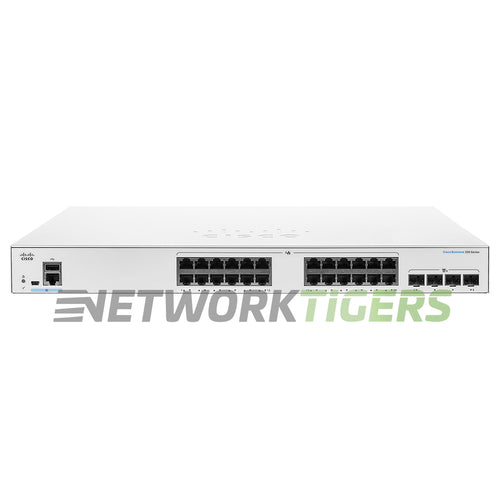 Cisco CBS250-24T-4X-NA Business 250 Smart 24x 1GB RJ-45 4x 10GB SFP+ Switch