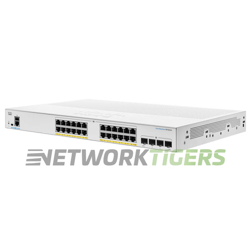 Cisco CBS350-24P-4G-NA Business 350 24x 1GB PoE+ RJ45 4x 10GB SFP+ Switch