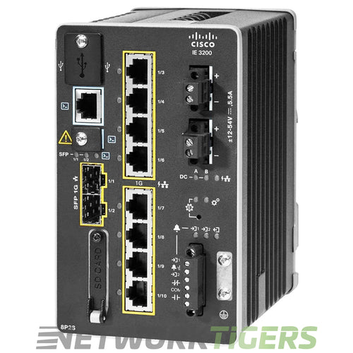 Cisco IE-3200-8P2S-E Catalyst IE3200 8x 1GB PoE+ RJ45 2x 1GB SFP Switch