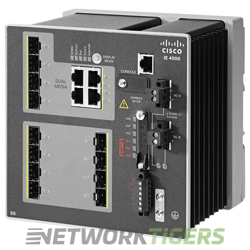 Cisco IE-4000-8S4G-E IE 4000 Series 8x FE SFP 4x 1GB Combo Switch