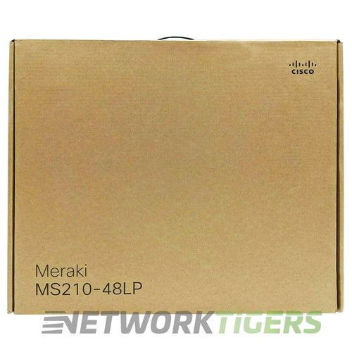 NEW Cisco Meraki MS210-48LP-HW 48x 1GB PoE RJ-45 4x 1GB SFP Unclaimed Switch