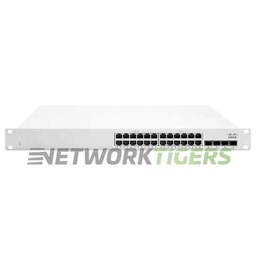 Cisco Meraki MS250-24P-HW 24x 1GB PoE RJ-45 4x 10GB SFP+ Unclaimed Switch