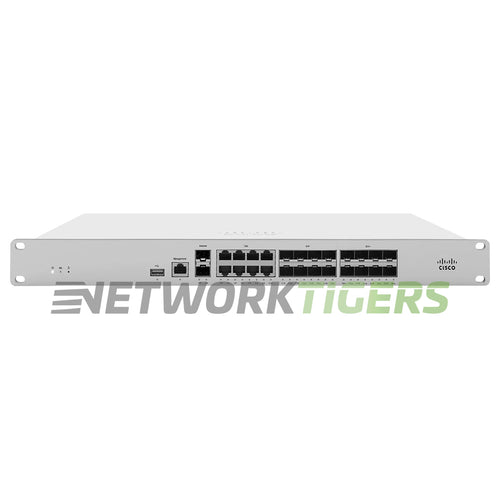 Cisco Meraki MX250-HW 4Gbps 8x1GB RJ45 8x1GB SFP 10x10GB SFP+ Unclaimed Firewall