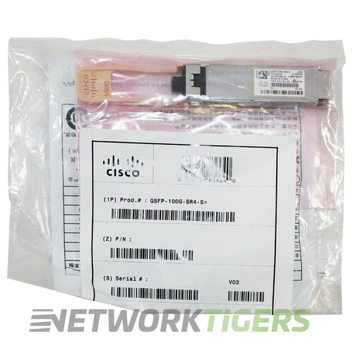 NEW Cisco QSFP-100G-SR4-S 100GB BASE-SR4 860nm MMF Optical QSFP Transceiver