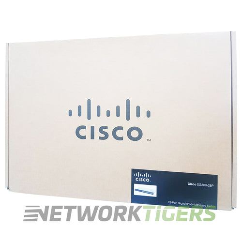 NEW Cisco SG300-28P Small Business 300 24x 1GB PoE RJ-45 2x 1GB Combo Switch