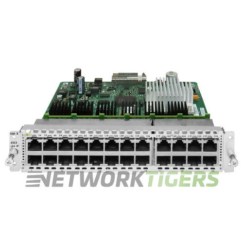 Cisco SM-X-ES3-24-P 24x 1GB PoE+ RJ-45 Router Service Module