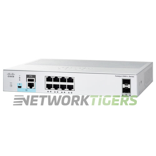 Cisco WS-C2960L-8TS-LL Catalyst 2960L Series 8x 1GB RJ45 2x 1GB SFP Switch