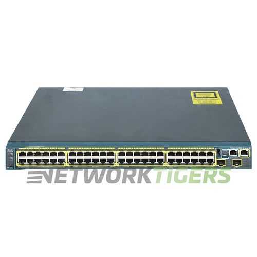Cisco WS-C2960S-48FPS-L 48x 1GB PoE+ RJ-45 2x 1GB SFP Switch