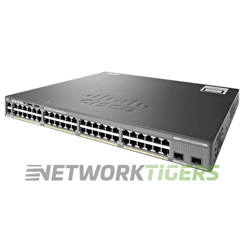 Cisco WS-C2960XR-48TD-I Catalyst 2960XR 48x 1GB RJ-45 2x 10GB SFP+ Switch