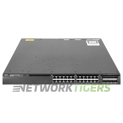 Cisco WS-C3650-24PS-S Catalyst 3650 Series 24x 1GB PoE+ RJ-45 4x 1GB SFP Switch