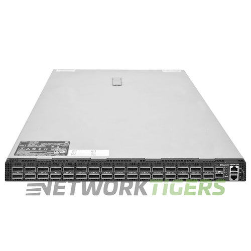Dell Z9332F-ON Z-Series 32x 400GB QSFP-DD Front-to-Back Airflow OS10 Switch