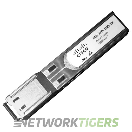 Cisco Meraki MA-SFP-1GB-TX 1GB RJ45 BASE-TX Optical SFP Transceiver