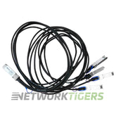 Arista CAB-Q-4S-100G-1M 1m 100GB QSFP to 4x 25GB SFP28 DA Breakout Cable product image 1