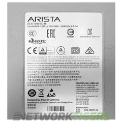 NEW Arista DCS-7050TX-48-R 32x 10GB Copper 4x 40GB QSFP+ B-F Airflow Switch
