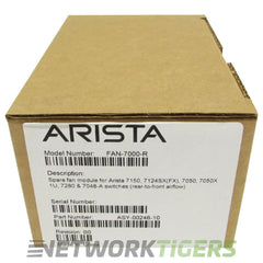 NEW Arista FAN-7000-R 7060X Series Back-To-Front Airflow (Blu) Switch Fan Module