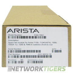 NEW Arista FAN-7002-R 7250QX Series Back-to-Front Air (Blue) Switch Fan Module