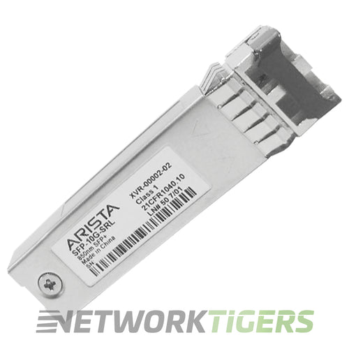 Arista SFP-10G-SRL 10GB BASE-SRL 850nm MMF Optical SFP+ Transceiver