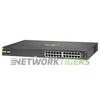 NEW HPE Aruba JL677A CX 6100 Series 24x 1GB PoE+ RJ45 4x 10GB SFP+ Switch
