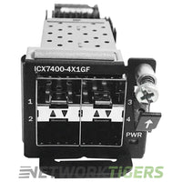 Ruckus Brocade ICX7400-4X1GF ICX 7450 4x 1GB SFP Switch Module