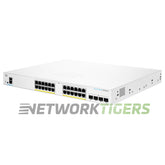 Cisco CBS350-24FP-4G-NA 24x 1GB PoE+ RJ45 4x 1GB Combo Switch product image 1