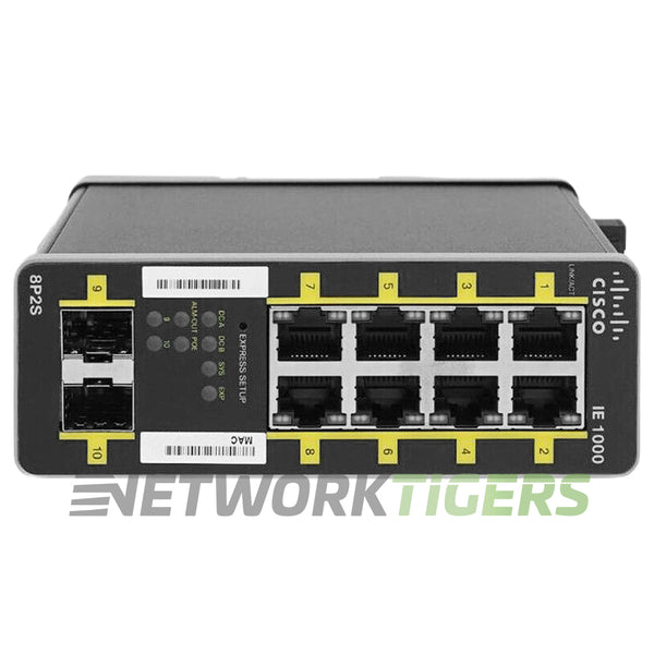 Cisco IE-1000-8P2S-LM IE 1000 8x FE PoE+ RJ45 2x 1GB SFP Switch