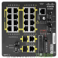 Cisco IE-2000-16PTC-G-E IE 2000 Series 16x FE PoE+ 2x 2GE RJ45 Switch