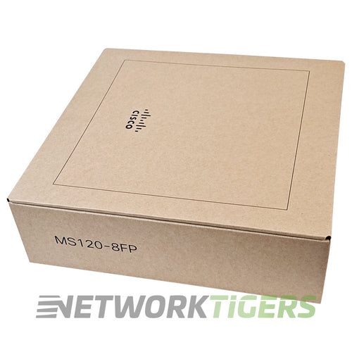 NEW Cisco Meraki MS120-8FP-HW 8x 1GB PoE+ RJ-45 2x 1GB SFP Unclaimed Switch