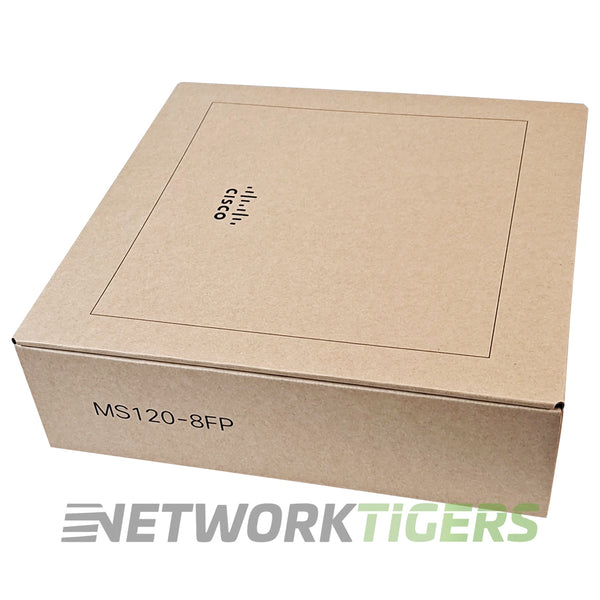 NEW Cisco Meraki MS120-8FP-HW 8x 1GB PoE+ RJ45 2x 1GB SFP Unclaimed Switch