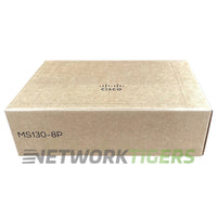 NEW Cisco Meraki MS130-8P-HW 8x 1GB PoE++ RJ45 2x 1GB SFP Unclaimed Switch