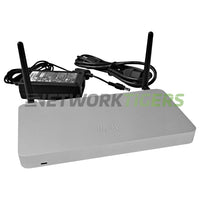 Cisco Meraki MX67C-HW 4x RJ45 LAN 1x RJ45 WAN Unclaimed Firewall w/Adapter