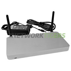 Cisco Meraki MX67C-HW 4x RJ45 LAN 1x RJ45 WAN Unclaimed Firewall w/Adapter