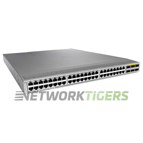 Cisco N9K-C9372TX-E 48x 10GB Copper 6x 40GB QSFP+ Front-to-Back Airflow Switch