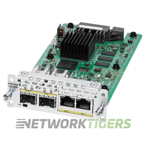Cisco NIM-2GE-CU-SFP ISR 4000 2x 1GB Combo (SFP/RJ-45) Router Module