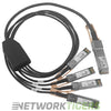 NEW Cisco QSFP-4SFP10G-CU1M 1m 40GB QSFP+ to 4x 10GB SFP+ Breakout Cable