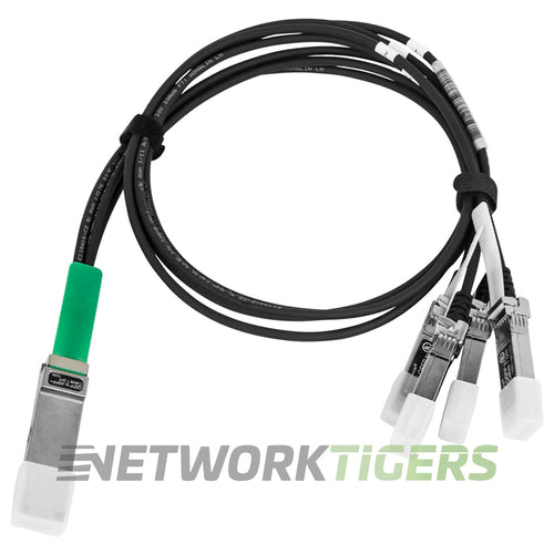 Cisco QSFP-4SFP10G-CU1M 1m 1x 40GB QSFP to 4x 10GB SFP+ Breakout Cable
