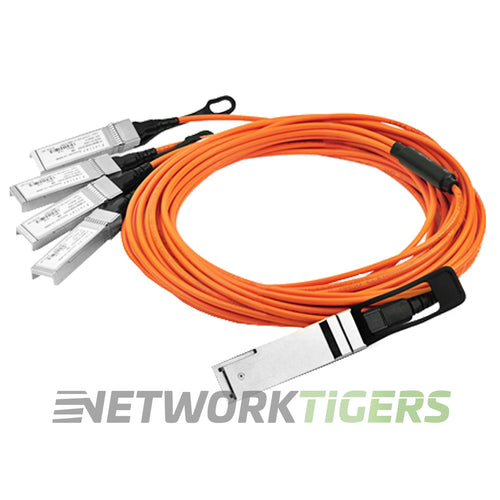 Cisco QSFP-4X10G-AOC10M 10m 1x 40GB QSFP+ to 4x 10GB SFP+ Breakout Cable