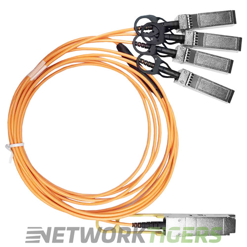 Cisco QSFP-4X10G-AOC5M 5m 1x 40GB QSFP+ to 4x 10GB SFP+ Breakout Cable
