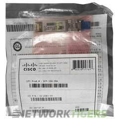 NEW Cisco SFP-10G-ZR 10GB BASE-ZR 1550nm SMF Duplex LC 80km SFP+ Transceiver