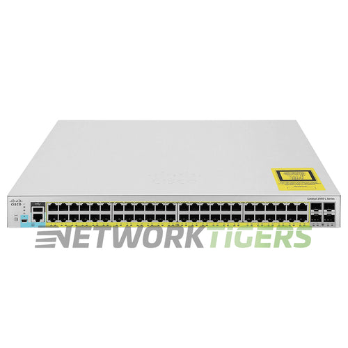 Cisco WS-C2960L-48PS-LL Catalyst 2960L 48x 1GB PoE+ RJ-45 4x 1GB SFP Switch
