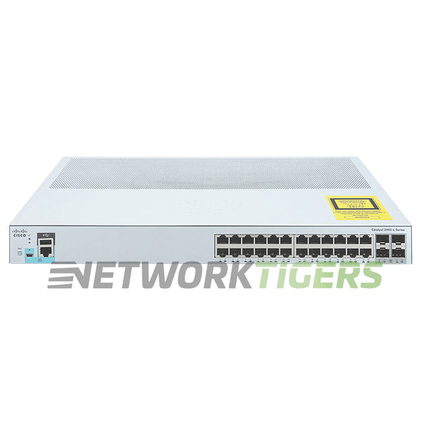 Cisco WS-C2960L-SM-24TQ Catalyst 2960L 24x 1GB RJ45 4x 10GB SFP+ Switch