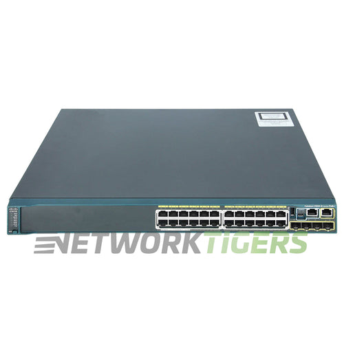 Cisco WS-C2960S-24PS-L Catalyst 2960-S 24x 1GB PoE+ RJ45 4x 1GB SFP Switch