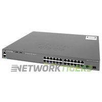 Cisco WS-C2960X-24PD-L 24x 1GB PoE RJ45 2x 10GB SFP+ Switch