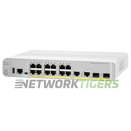Cisco WS-C3560CX-12PC-S Catalyst 3560CX 12x 1GB PoE+ RJ45 2x SFP 2x RJ-45 Switch