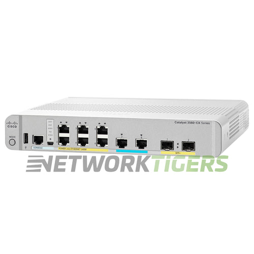 Cisco WS-C3560CX-8PC-S 10x 1GB (8x PoE+) RJ-45 2x 1GB SFP Switch